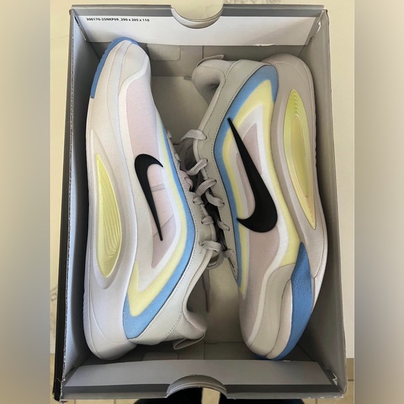 Nike A’ ONE GREY/black/LIME  Sneakers - Picture 4 of 5